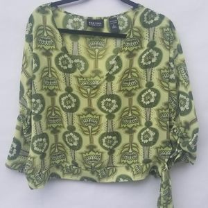 New York & Company  | Retro| Crop Top w/ Side Tie